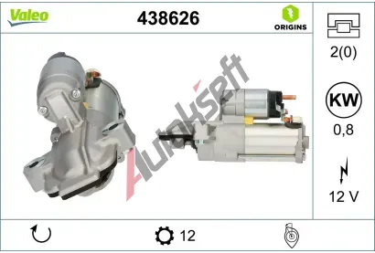 VALEO Startér VALEO ORIGINS NEW OE TECHNOLOGY VA 438626, 438626 VALEO Startér VALEO ORIGINS NEW OE TECHNOLOGY VA 438626, 438626