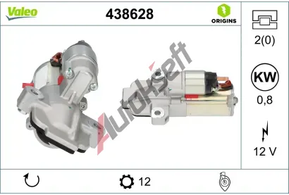VALEO Startr VALEO ORIGINS NEW OE TECHNOLOGY VA 438628, 438628