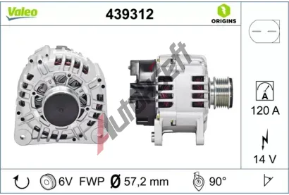 VALEO Alterntor VA 439312, 439312