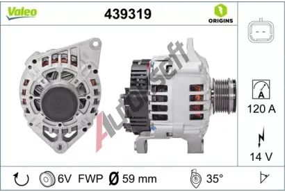 VALEO Alterntor VA 439319, 439319
