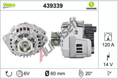 VALEO Alterntor VA 439339, 439339