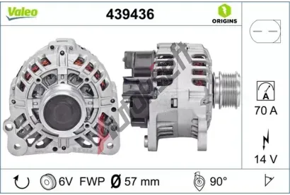 VALEO Alterntor VA 439436, 439436