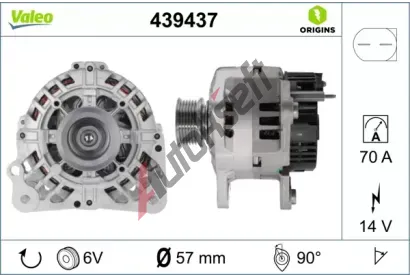 VALEO Alterntor VA 439437, 439437