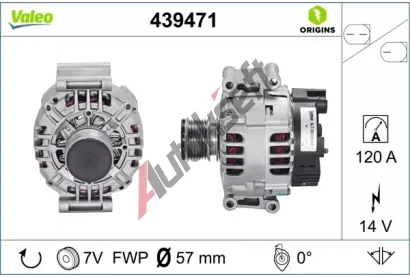 VALEO Alterntor VA 439471, 439471