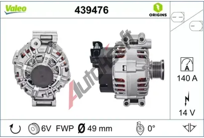 VALEO Alterntor VA 439476, 439476