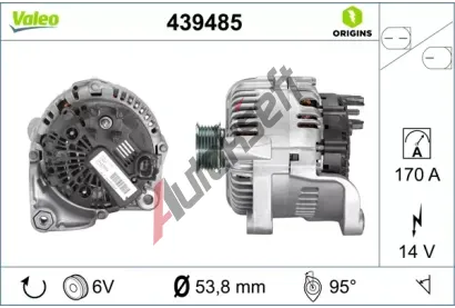 VALEO Alterntor VA 439485, 439485