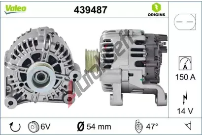 VALEO Alterntor VA 439487, 439487