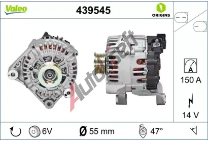 VALEO Alterntor VA 439545, 439545