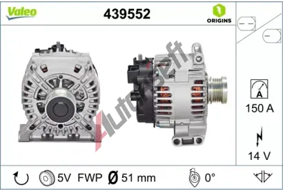 VALEO Alterntor VA 439552, 439552