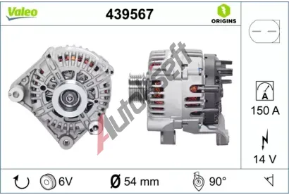 VALEO Alterntor VA 439567, 439567