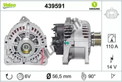 VALEO Alterntor VA 439591, 439591