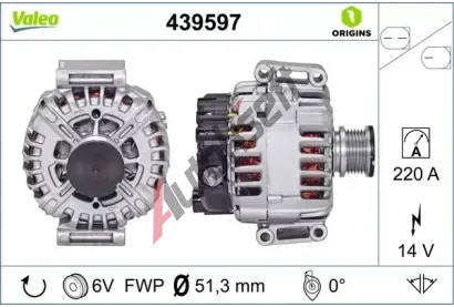 VALEO Alterntor VA 439597, 439597
