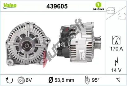 VALEO Alterntor VA 439605, 439605