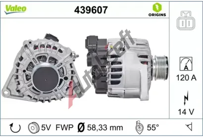 VALEO Alterntor VA 439607, 439607