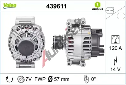 VALEO Alterntor VA 439611, 439611