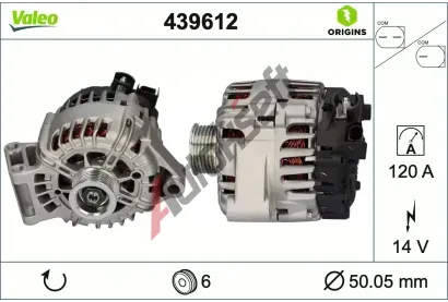 VALEO Altern�tor VALEO ORIGINS NEW VA 439612, 439612