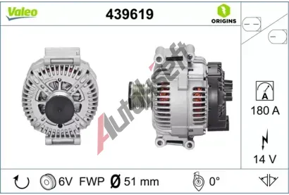 VALEO Alterntor VA 439619, 439619