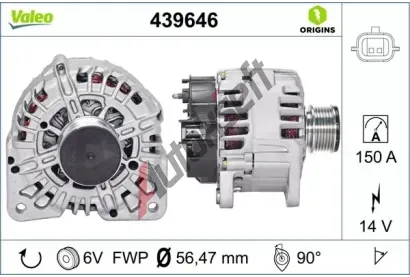 VALEO Alterntor VA 439646, 439646