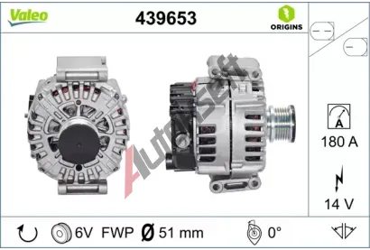 VALEO Alterntor VA 439653, 439653