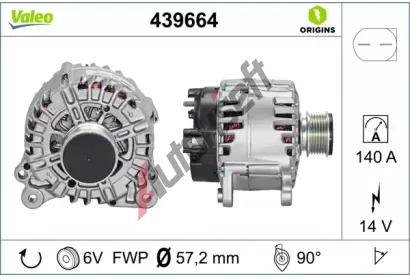 VALEO Alterntor VA 439664, 439664