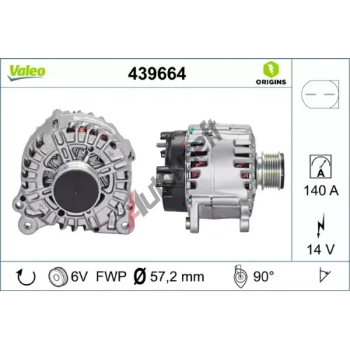 VALEO VA439664 439664-Alternatore