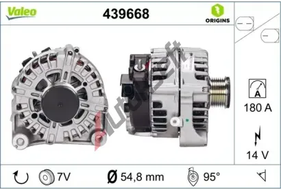 VALEO Alternátor VA 439668, 439668 VALEO Alternátor VA 439668, 439668