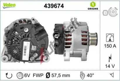 VALEO Alterntor VA 439674, 439674