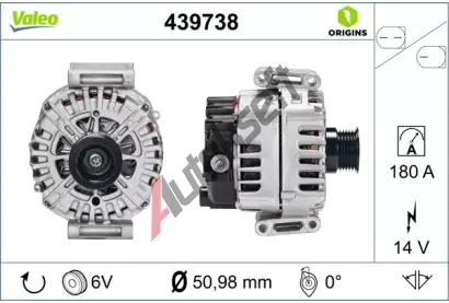 VALEO Alterntor VA 439738, 439738