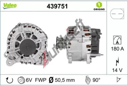 VALEO Alterntor VA 439751, 439751
