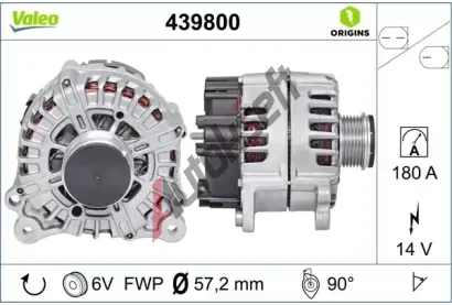 VALEO Alterntor VA 439800, 439800