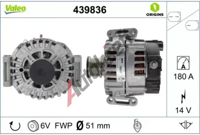 VALEO Alterntor VA 439836, 439836