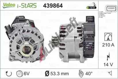 VALEO Genertor startru VALEO ORIGINS NEW STOP&START VA 439864, 439864