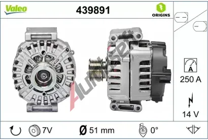 VALEO Altern�tor VALEO ORIGINS NEW OE TECHNOLOGY VA 439891, 439891