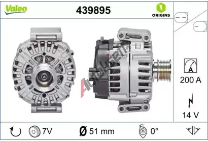 VALEO Altern�tor VALEO ORIGINS NEW OE TECHNOLOGY VA 439895, 439895