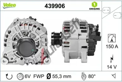 VALEO Alterntor VA 439906, 439906