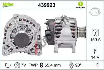 VALEO Alterntor VALEO ORIGINS NEW VA 439923, 439923