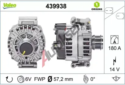 VALEO Altern�tor VALEO ORIGINS NEW OE TECHNOLOGY VA 439938, 439938