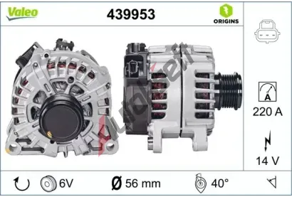 VALEO Alterntor VALEO ORIGINS NEW VA 439953, 439953