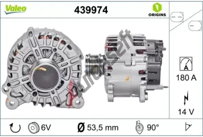 VALEO Alterntor VALEO ORIGINS NEW VA 439974, 439974