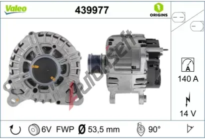VALEO Alterntor VALEO ORIGINS NEW VA 439977, 439977