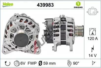 VALEO Alterntor VALEO ORIGINS NEW VA 439983, 439983