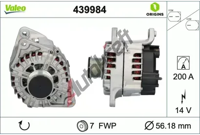 VALEO Alterntor VALEO ORIGINS NEW VA 439984, 439984