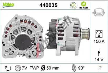 VALEO Alterntor VA 440035, 440035
