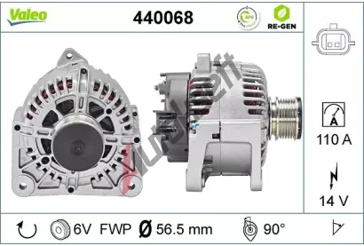 VALEO Alterntor VA 440068, 440068