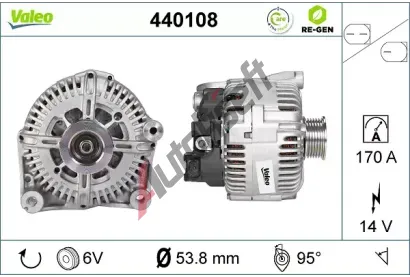 VALEO Alterntor VA 440108, 440108