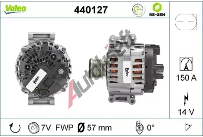 VALEO Alterntor VA 440127, 440127
