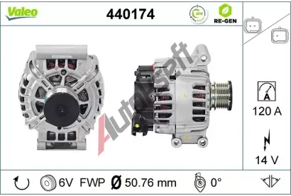 VALEO Alterntor VA 440174, 440174