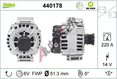 VALEO Alterntor VA 440178, 440178