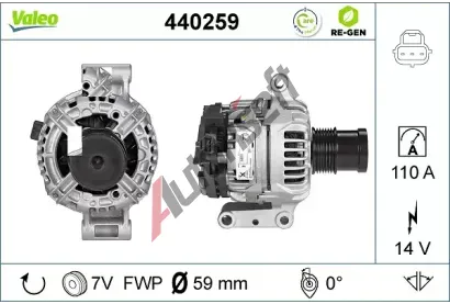 VALEO Alterntor VA 440259, 440259