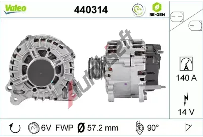 VALEO Alterntor VA 440314, 440314
